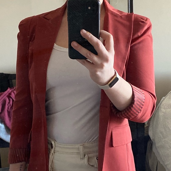 Women’s XXI rust coloured Blazer with structured shoulders - Picture 9 of 9